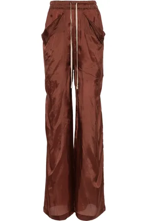 Rick Owens Satin straight trousers