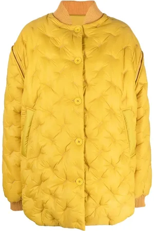 Sherpa Embossed-detail padded jacket