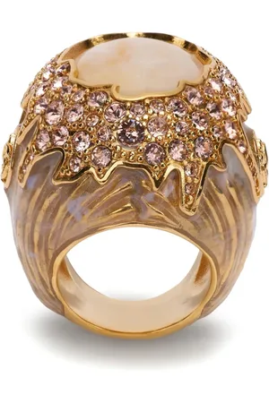 Roberto Cavalli Crystal-embellished ring