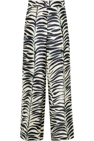 ODEEH Printed palazzo pants