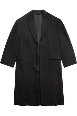 Balenciaga Oversized long-sleeve wool coat