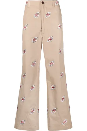 JUNYA WATANABE X Roy Lichtenstein cotton chino trousers