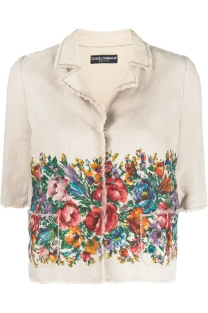 Dolce & Gabbana 2000s floral-print jacket