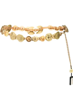 Dolce & Gabbana Coin-embellished golden belt