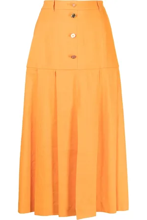 REJINA PYO Button-detail midi skirt