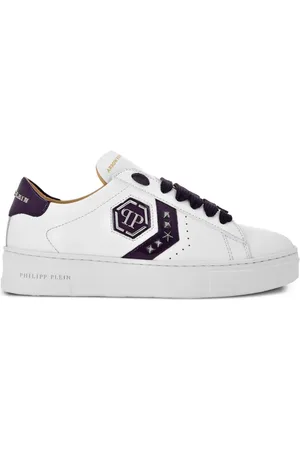 Philipp Plein Arrow Force leather sneakers