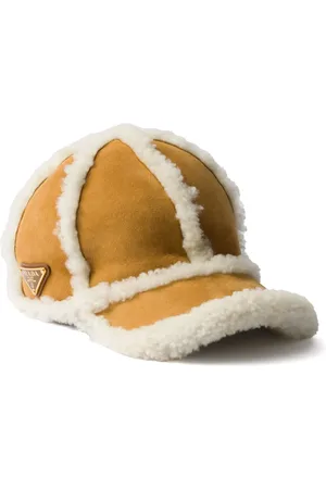 Prada Shearling baseball cap