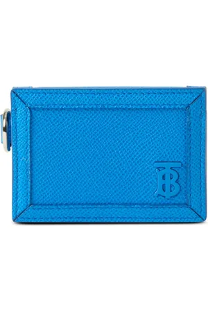 Burberry Grainy Leather TB Card Case Lanyard