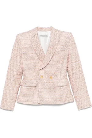 Alessandra Rich Lurex tweed blazer