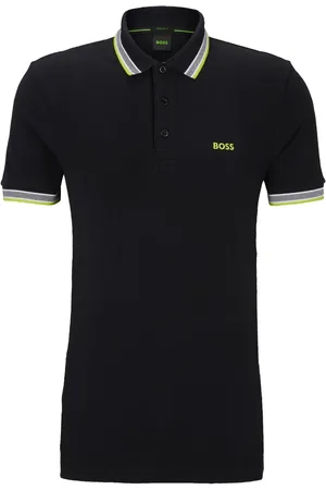 HUGO BOSS Logo-embroidered cotton piqué polo shirt