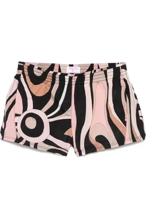 Puccini Orchidee-print shorts