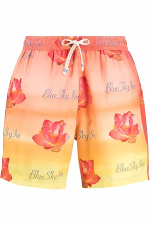 BLUE SKY INN Graphic-print swim shorts