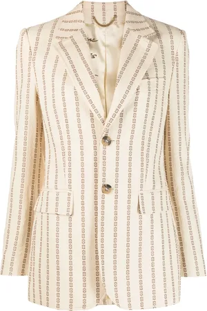 Golden Goose Journey jacquard single-breasted blazer