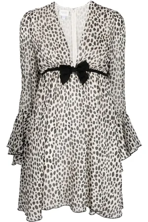 Giambattista Valli Graphic-print silk mini dress