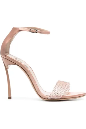 Casadei 100mm Blade Twenties satin pumps
