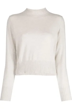 N.PEAL Cropped fine-knit cashmere sweater