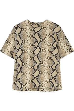 Jil Sander Snakeskin-print cotton T-shirt