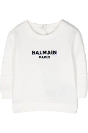Balmain Logo-print cotton sweatshirt