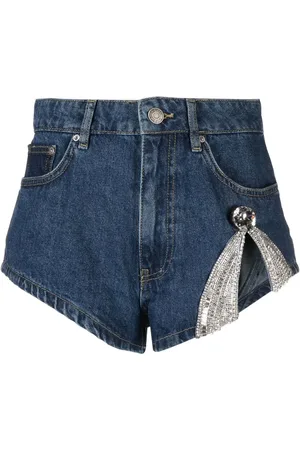 AREA High cut denim shorts