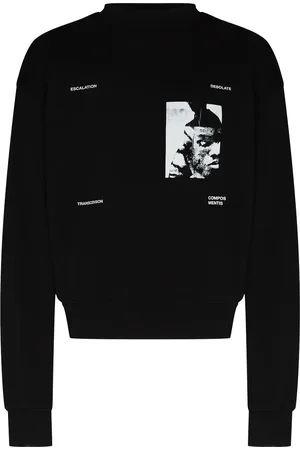 HELIOT EMIL Graphic-print crew-neck sweatshirt