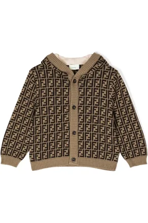 Fendi Bunny-ears hooded cardigan