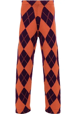 Liberal Youth Ministry Arlequin wool straight-leg trousers