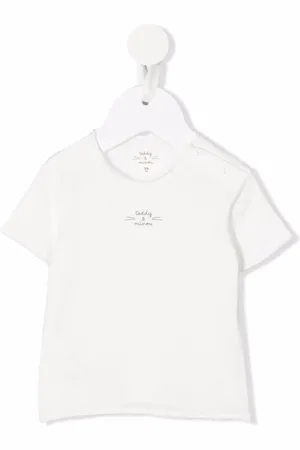 TEDDY & MINOU Logo-print short-sleeve T-shirt