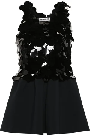 Jil Sander Sequin-embellished knitted top