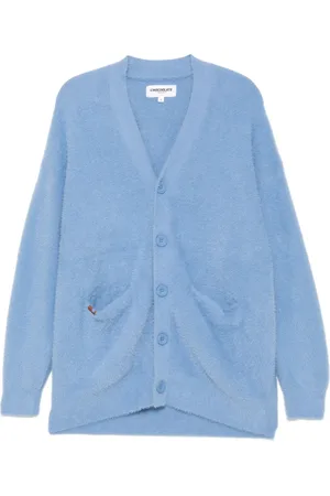 Chocoolate Faux-fur cardigan