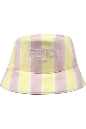 Fendi Embroidered-logo bucket hat