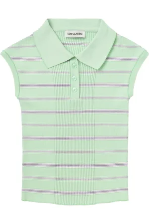 Low Classic Striped polo top