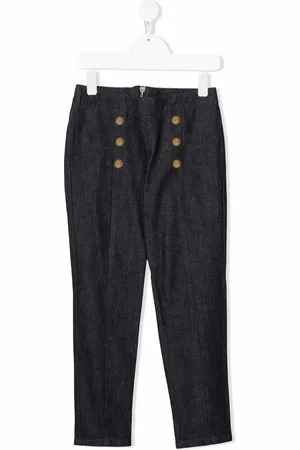 Balmain Double-breasted button trousers