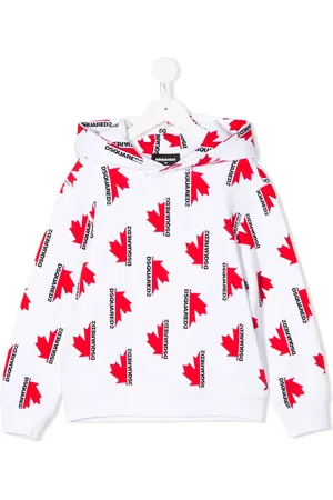 Dsquared2 Maple leaf print hoodie