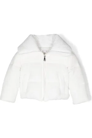 MONNALISA Padded long-sleeve hooded jacket