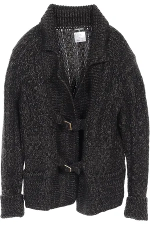 CHANEL 1986-1988 marl-knit cardigan
