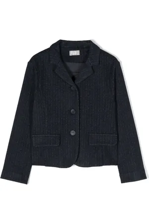 Il gufo Stripe-pattern single-breasted blazer