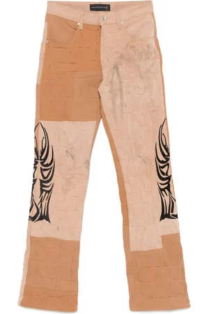 Who Decides War Gathered-detail trousers