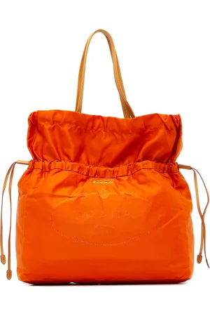 Prada 2000-2023 Tessuto Logo Drawstring tote bag