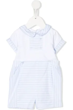 PATACHOU Stripe-print detail romper