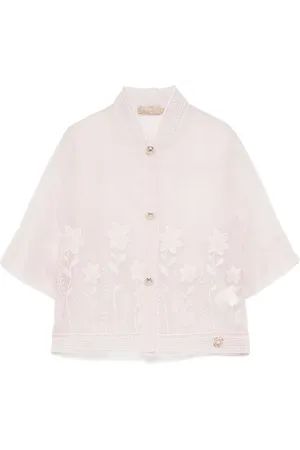 Elie saab Embroidered organza jacket