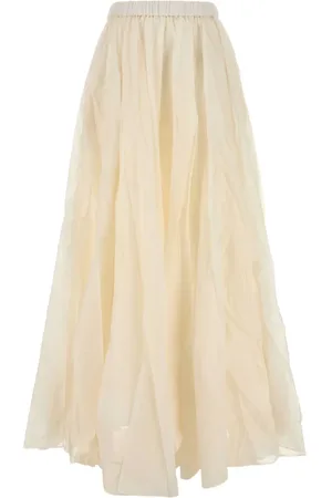 CO Pleated maxi skirt