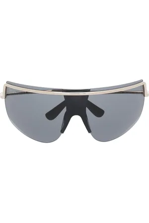 Max Mara Oversized-frameless tinted sunglasses