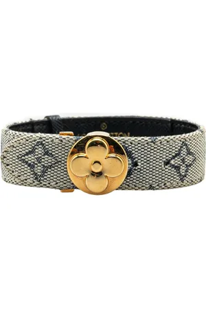 LOUIS VUITTON 2001 Monogram Mini Lin Wish Bracelet costume bracelet