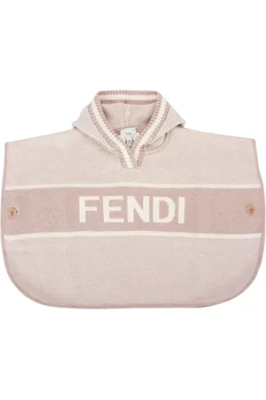 Fendi Logo-jacquard cape