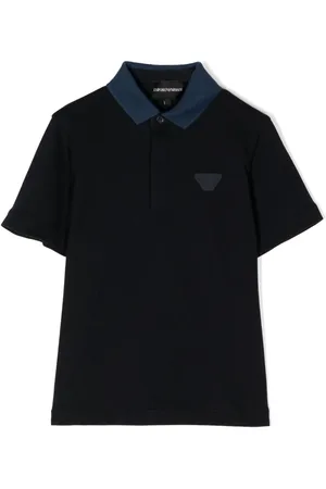 Emporio Armani Logo-patch polo shirt
