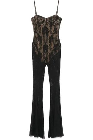 Norma Kamali Underwire fishtail jumpsuit