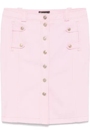VERSACE 2000s Medusa Head-buttons mini skirt