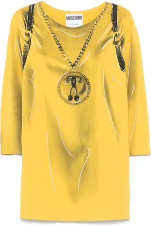 Moschino 00s graphic-print dress