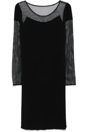 Maison Margiela 2010 mesh-panelled dress