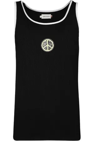 HONOR THE GIFT Binded ribbed tank top